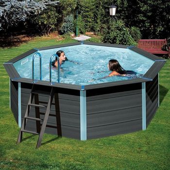 Piscina Avantgarde Gre Composite Duradera Altura 124 -  Diámetro 410 Redonda