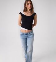 guess para mujer w6yp51k4539 top de tirantes con logo negro m casual algodon sin mangas  tirantes