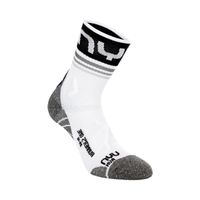 uyn runners one short calcetines para correr mujeres-blanconegro