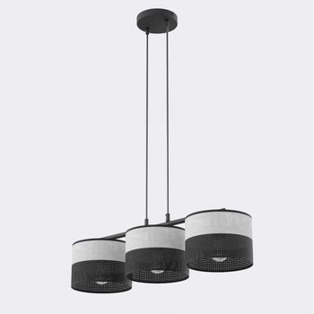Lámpara colgante lomis gris (3 luces)