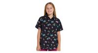 camiseta de manga corta dharco kids tech party mix tape negra