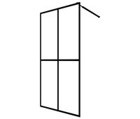 vidaxl mampara de ducha vidrio templado esmerilado 140x195 cm