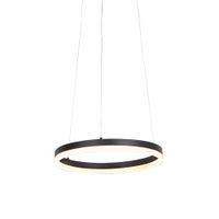 lampara colgante aluminio negro