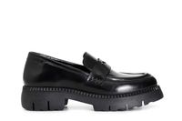 mocasin de mujer en piel desgastada black 37