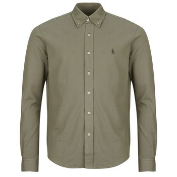 Polo Ralph Lauren Camisa manga larga CAMISA AJUSTADA CON CUELLO ABOTONADO EN POLO FEATHERWEIGHT para hombre