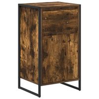 vitrina roble humo 43 x 36 x 755 cm madera de ingenieria vidaxl