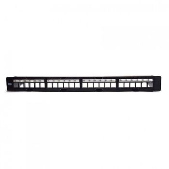 WP Panel de Parcheo Blanco Modular para 24 Módulos de Keystone UTP 1U