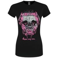 metallica camiseta manga larga wherever i may roam para mujer
