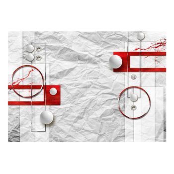 Papel Pintado 3d - Paper Abstraction (150x105 Cm)
