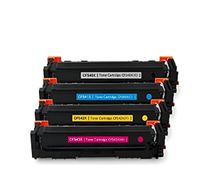 pack 4 toners hp cf540x cf541x cf542x cf543x parahp color laserjet pro m254 m280 m281compatiblesnegrocianmagentaamarillo