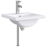 lavabo de bano con grifo y desague cromado 42 x 40 x 165 cm vidaxl