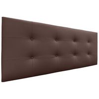 cabecero de polipiel capitone 160x60cm camas 150160 - chocolate