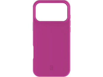 Funda móvil - CellularLine Sensation, Para Apple iPhone 17 Pro, Soft-touch, Silicona, Microfibra, Rosa