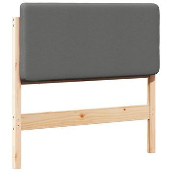 Cabecero，panel De Cabecero Tapizado Con Cabecera Marrón Y Gris Claro 100 Cm