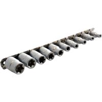 38-inch torq sockets female type on rail 10 pieces