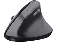 raton inalambrico - trust bayo ii inalambrico 2400 ppp ergonomico negro