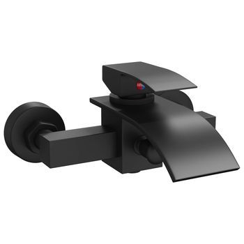 Grifo Mezclador Para Ducha Negro G 1/2 Pulgadas Vidaxl