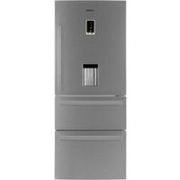 beko slim american style fridge freezer select cfmd7852x - stainless steel stainless steel