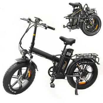 [EU Direct] Emoko C94 Bicicleta Eléctrica Batería 48V 35AH Motor 1000W Velocidad Máxima Recomendada 25KM/H Neumáticos 20