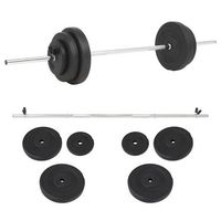 juego de pesas 30 kg vidaxl