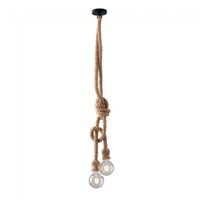 lampara de techo rope 2 luces