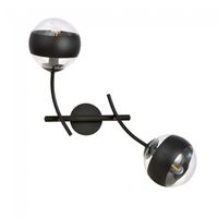 aplique de pared helmet 2 luces