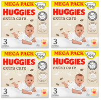huggies extra care panales disney talla 3 6-10 kg 4x96 uds