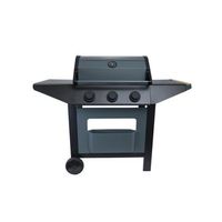 cookin garden barbacoa de gas de 3 quemadores con soporte - am253t