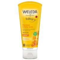weleda calendula shampoo  body wash 200ml