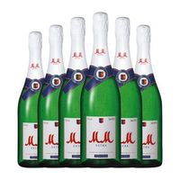 mm extra espumoso blanco seco 75 cl 11 vol pack de 6 unidades