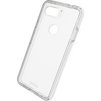 crystal palace google pixel 3a clear view case - clear transparent