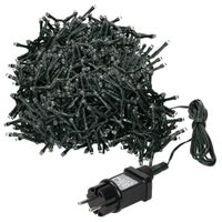 luces de navidad 1200 led 24m blanco extra calido interiorexterior