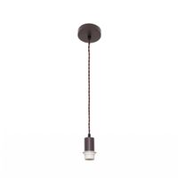 armcolgante ppantalla cara 1xe27 marroncuerda regx10x10 cm