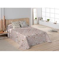 colcha bouti reversible perros 4 panzup cama 180