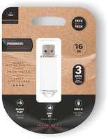 tech one tech basic pendrive 16gb usb 20 blanco