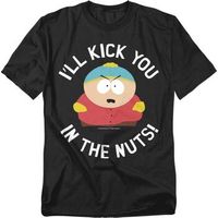 south park camiseta ill kick you in the nuts para mujer