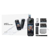 insta360 x5 esencial kit 8k 360 camara deportiva 185min autonomia hdr activo 57k a 60fps negro