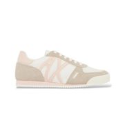 ax armani exchange para mujer xw002794af22755mz736 zapatillas con cordones y suela de goma blanco 39 tela plano casual
