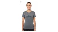 camiseta de manga corta para mujer rubb r randonneuse gris