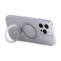 funda para movil joyroom jr-bp004 magnetica transparente con soporte para iphone 15 pro
