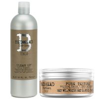 tigi bed head for men mens shampoo and hair wax set