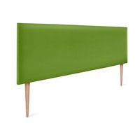 cabecero de polipiel liso 135x105cm con patas camas 120135 - verde