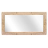 espejo rectangular de madera maciza en tonos claros 70x140cm