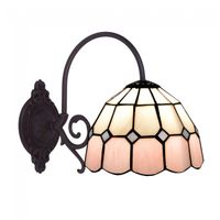 aplique de pared tiffany pink