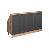 conjunto de armarios para techo inclinado rion lote de 2 vicco