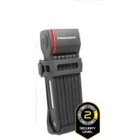 trelock candado plegable fs 280 twogo con soporte flexible x-move 80 cm negro seguridad 2