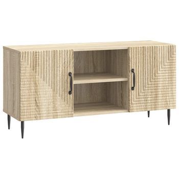 Mueble De Tv Roble Sonoma 102 X 34,5 X 50 Cm Vidaxl