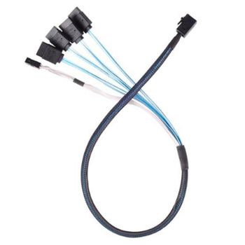Cable Adaptador SilverStone CPS05-RE 0,6 m SFF-8643 a 4x SATA 7-pin
