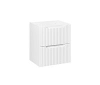 mueble bajo lavabo 50cm 2 cajones riva blanco