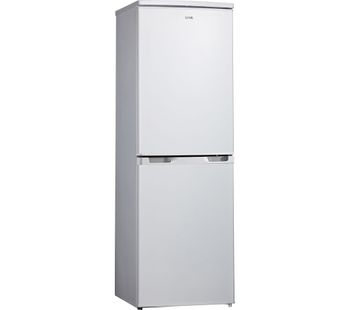 LOGIK LFC50W19 70/30 Fridge Freezer - White, White
